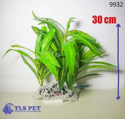 TLS Hava Taşlı Yapay Akvaryum Bitkisi Dekoru 9932 30 cm