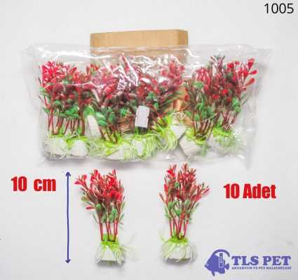TLS 10LU Yapay Akvaryum Bitkisi Dekoru 1005 10 cm