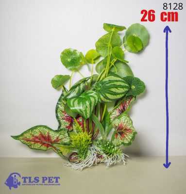 TLS Yapay Akvaryum Bitkisi Dekoru 8128 26 cm