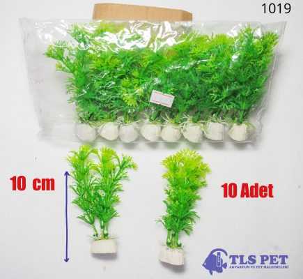 TLS 10LU Yapay Akvaryum Bitkisi Dekoru 1019 10 cm