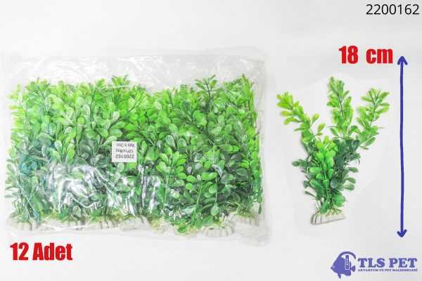 TLS 12Li Yapay Akvaryum Bitkisi Dekoru 2200162 18 cm