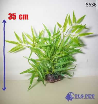 TLS Hava Taşlı Yapay Akvaryum Bitkisi Dekoru 8636 35 cm