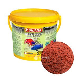 Dajana Granu Meat Etçil Balık Yemi 5 Kg 10 L (Kova)