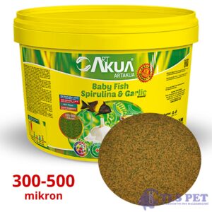 ArtAkua Sarımsaklı Spirulinalı Yavru Balık Yemi 100 GR (Bölme)
